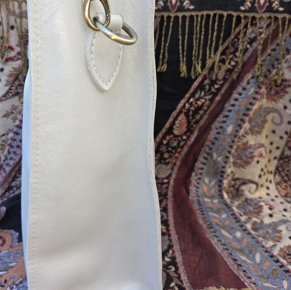 Portland Leather Large North South Lola Pearl Leather PLG Unicorn *Retired Color - Picture 5 of 13